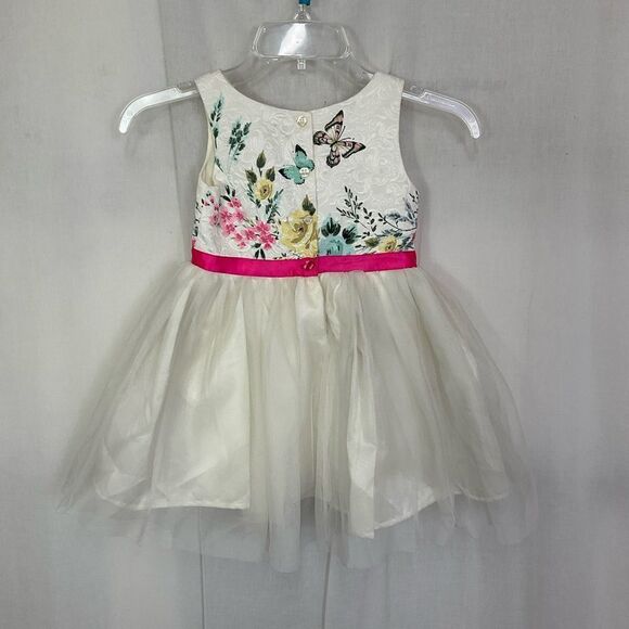 Ruby & Bloom Floral Butterfly Fit and Flare Dress Size 4 - Picture 5 of 14